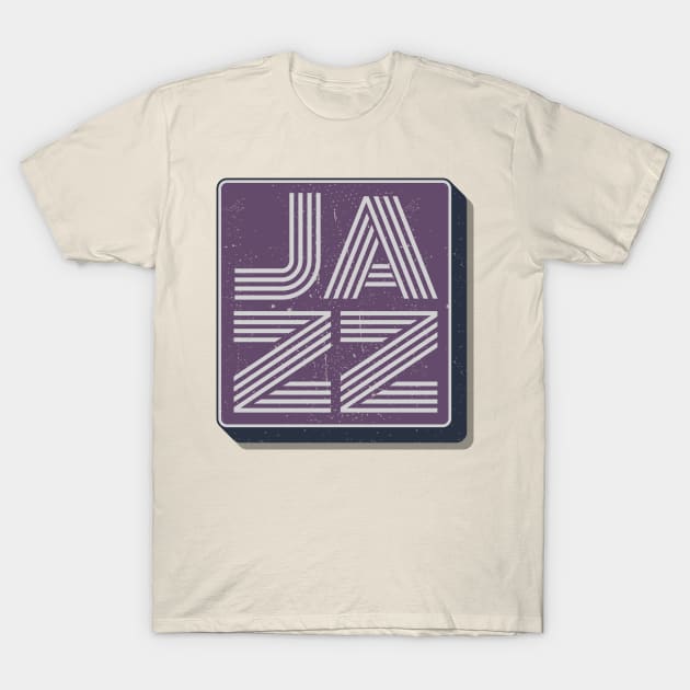 Jazz Music Vintage T-Shirt by Rayrock76